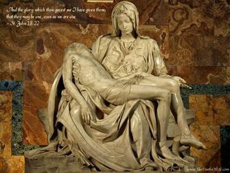Michelangelo Pieta Colouring S