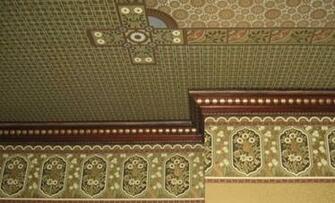 Detail Of Elaborate Victorian Wallpaper In Aesthetic Anglo Japanese