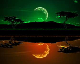 African Sunset Wallpaper By Felven Atardecer Africano
