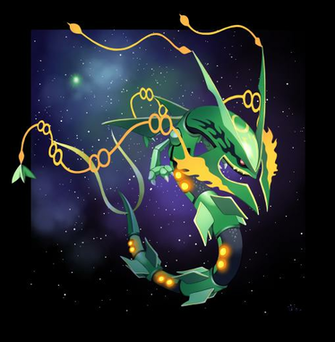Mega Rayquaza By Alounea