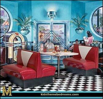 Diner Decor 1950s Retro Decorating Style 50s