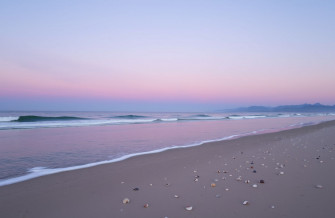 Purple Beach Wallpaper