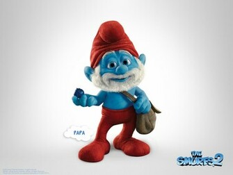 The Smurfs Papa Smurf Wallpaper