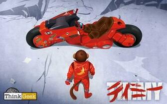 Akira Monkeys Motorbikes Thinkgeek High Quality Wallpaper