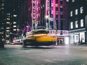 City Street Night Movement Blur Background Toppng