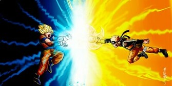 Wallpaper Naruto Vs Goku