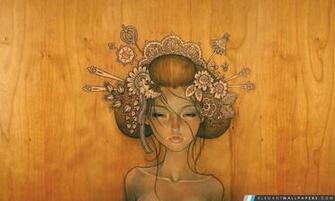 Femme De Dessin Par Audrey Kawasaki Fond D Cran HD T L Charger