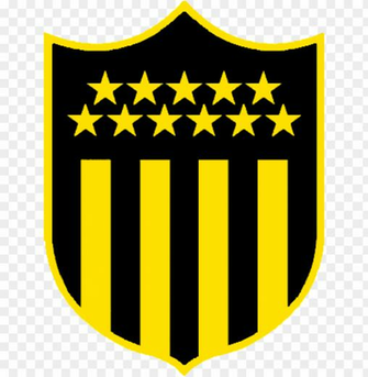 Escudo Club Atletico Penarol Con Borde Amarillo