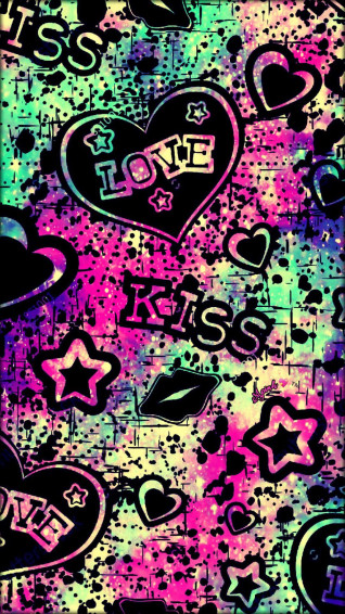 Cool Colorful Love Wallpaper