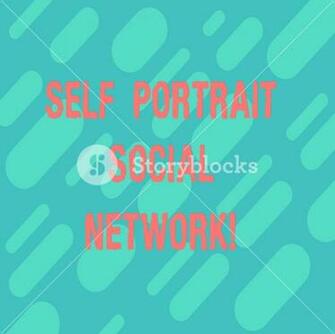Word Writing Text Self Portrait Social Network Business Concept