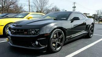 Camaro Z28 Black Chevy Chevrolet Ss