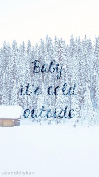 Winter Wallpaper For iPhone Baby It S Cold