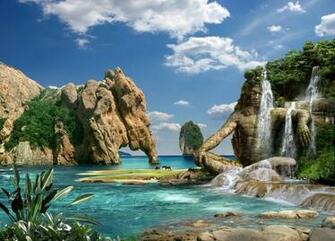 Landscapes Seas Tropical Wallpaper
