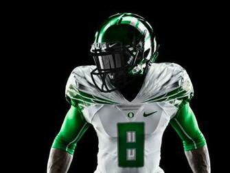 Oregon Ducks White Nike Mach Speed Uniforms