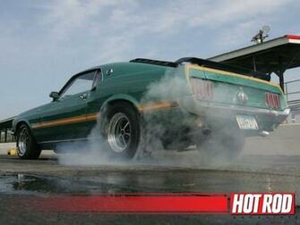 Mustang Burnout Wallpaper
