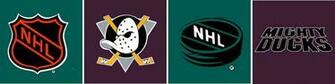 Anaheim Mighty Ducks Logo Wallpaper Border