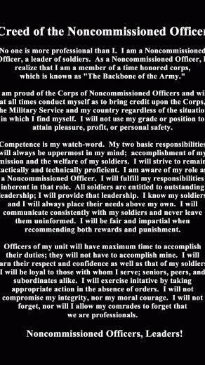Nco Creed