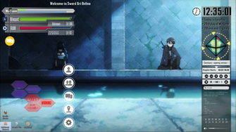 Sword Art Online Desktop With Rainmeter By Meijinom