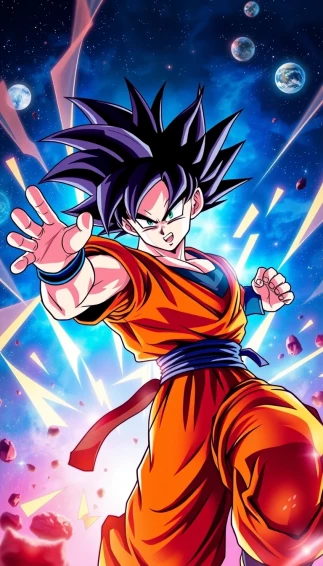 Goku Kaioken Mobile Wallpaper
