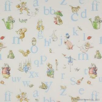 Beatrix Potter Alphabet Paper Baby Room