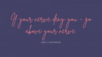 Emily Dickinson Poetry Quote Desktop Wallpaper