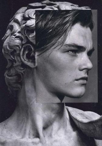 Black And White Modern Art Aesthetic Leonardo Dicaprio