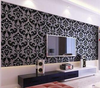 Modern Romantic Wallpaper Wall Paper Roll Feature Design Wp007