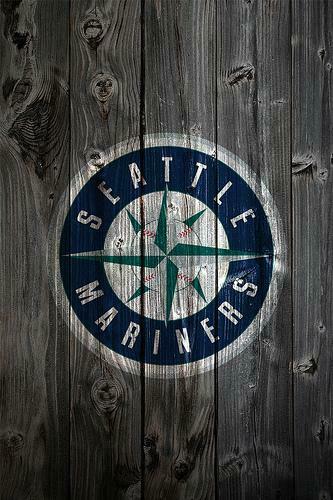 Seattle Mariners Wood iPhone Background