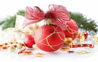 Christmas Ornaments Wallpaper