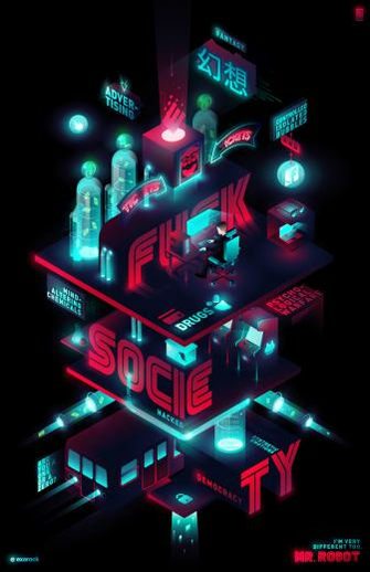 Personal Work Fan Art From Mr Robot Mrrobot Fanart Design
