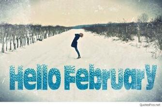 Funny Cute Hello February Image Quotes And Wallpaper
