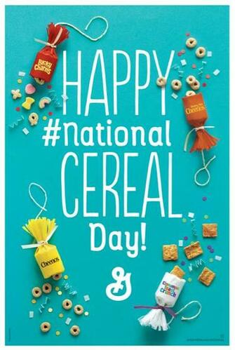 Celebrate National Cereal Day A Taste Of General Mills