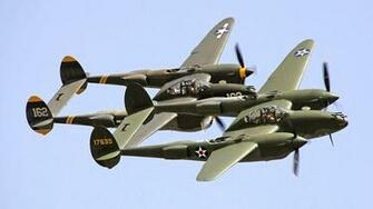 War Ii Warbird P38 Lightning Fighters Military Aircraft HD Wallpaper