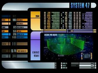 Star Trek The Next Generation Lcars Stars Wallpaper