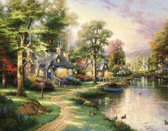Thomas Kinkade Kincaid Wallpaper