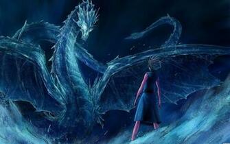 Blue Dragon Cool Wallpaper Hivewallpaper