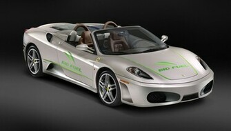 Ferrari F430 Spider Wallpaper In Yellow
