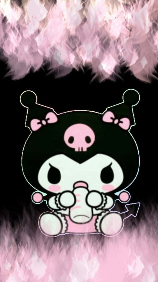 Get Growing With Kuromi iPhone Wallpaper