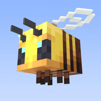 Minecraft Bee Background Wallpaper