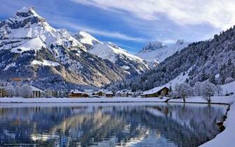 Wallpaper Switzerland Canton Of Obwalden Engelberg Lake