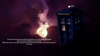 Doctor Wallpaper Policeman Evil Night Sky Tardis