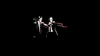 Pulp Fiction Walking Dead Crossover Wallpaper
