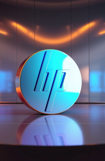 3d Hp Logo Wallpaper