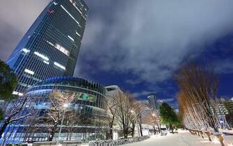 Japan Winter City Wallpaper HD S