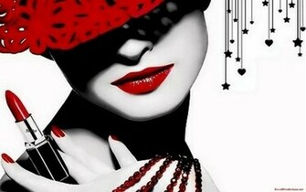 Red Lips Wallpaper