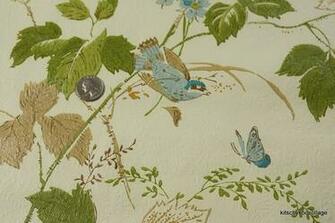 Vintage Bird Wallpaper 70s