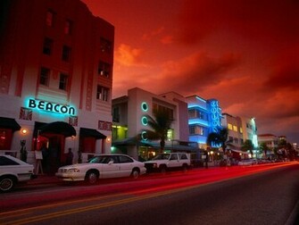 Miami Beach Night Desktop Wallpaper And Make This For Your