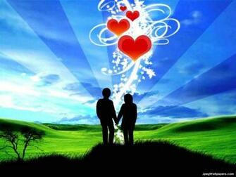 3d And Art Wallpaper Feeling The Love