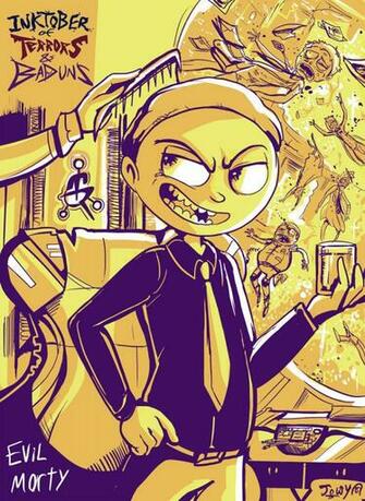 Evil Morty By Jowybean