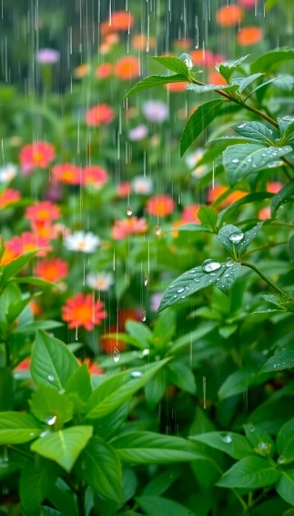 Nature Rain Wallpaper